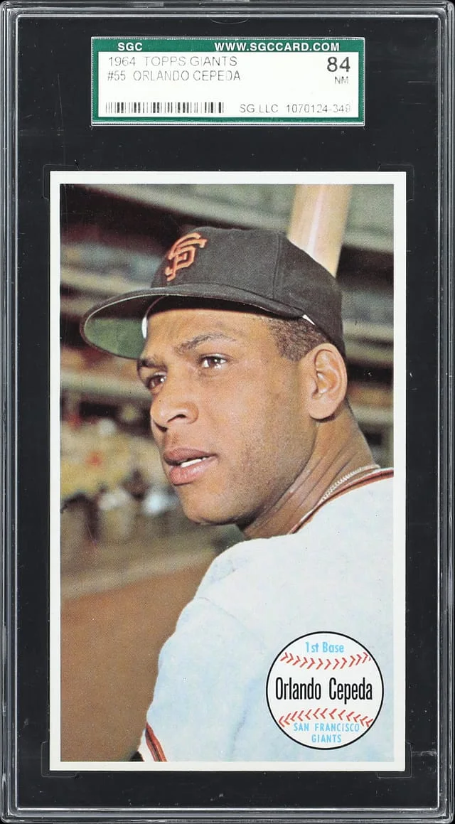 1964 Topps Orlando Cepeda Giants #55 card image