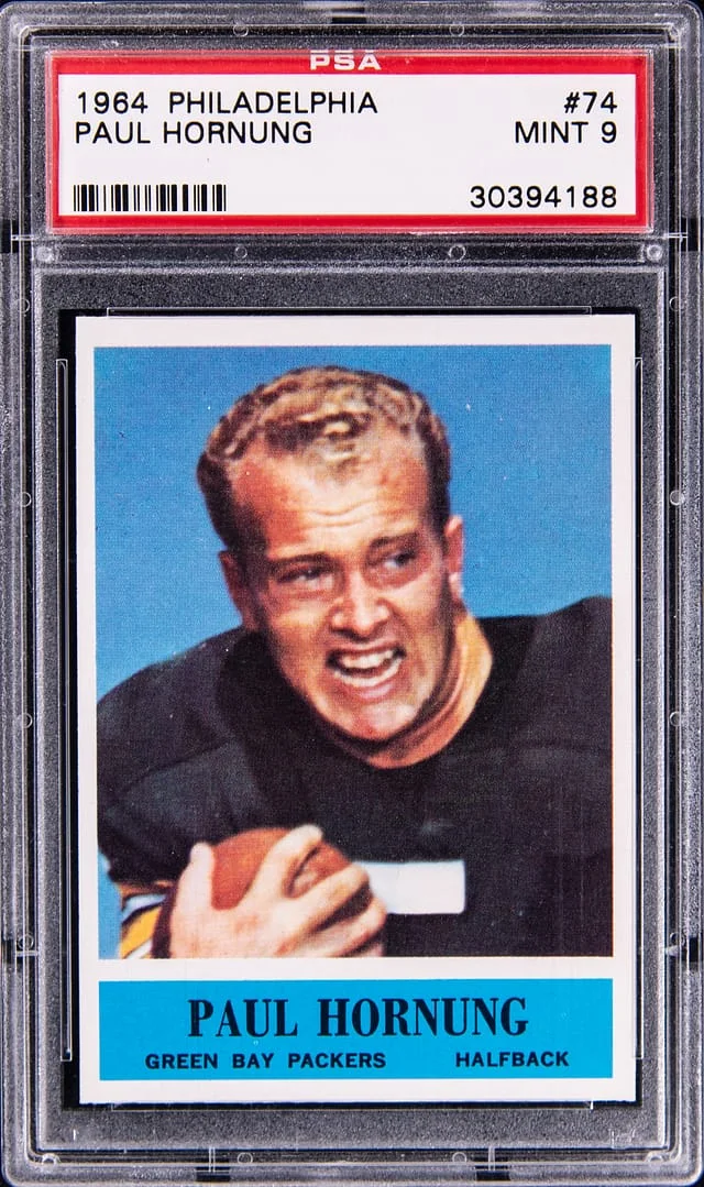 1964 Topps Paul Hornung #74 card image