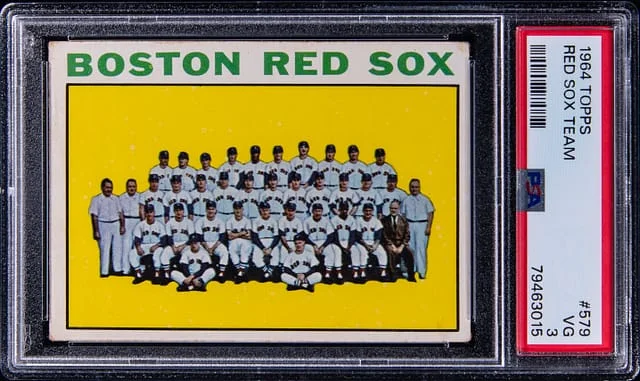 1964 Topps Red Sox Team #579 card image