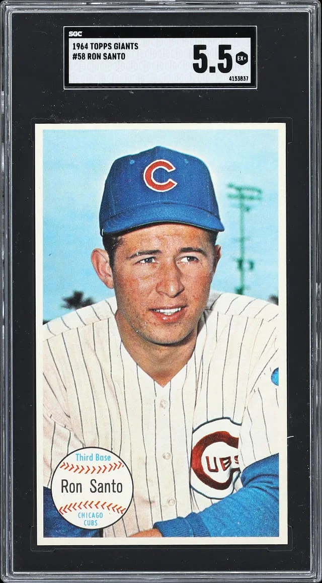 1964 Topps Ron Santo Giants #58 card image