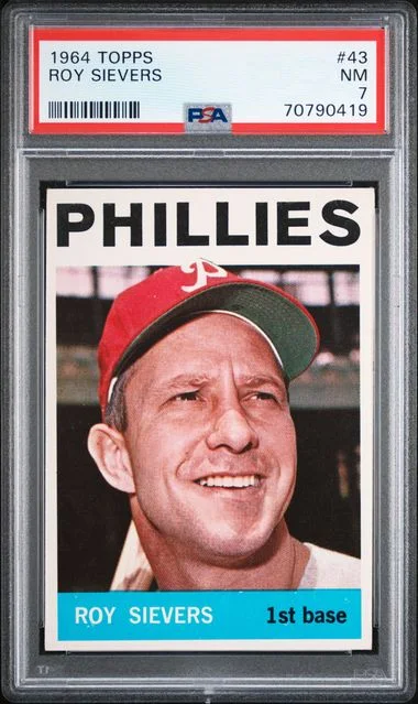 1964 Topps Roy Sievers #43 card image