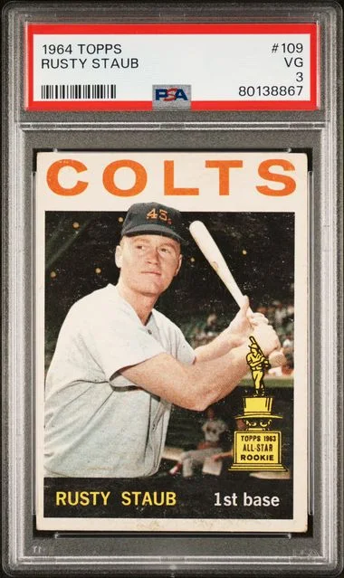 1964 Topps Rusty Staub #109 card image