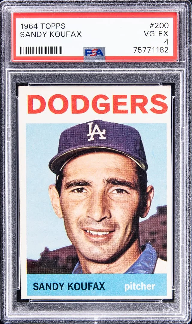 1964 Topps Sandy Koufax #200 card image