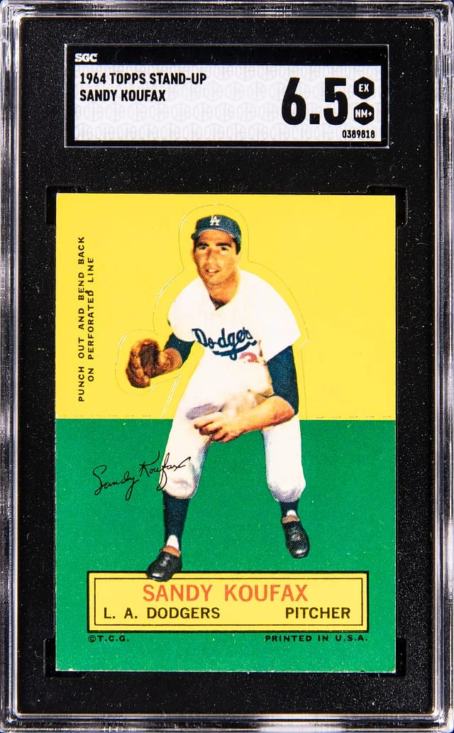1964 Topps Stand-Up Sandy Koufax #no-number card image