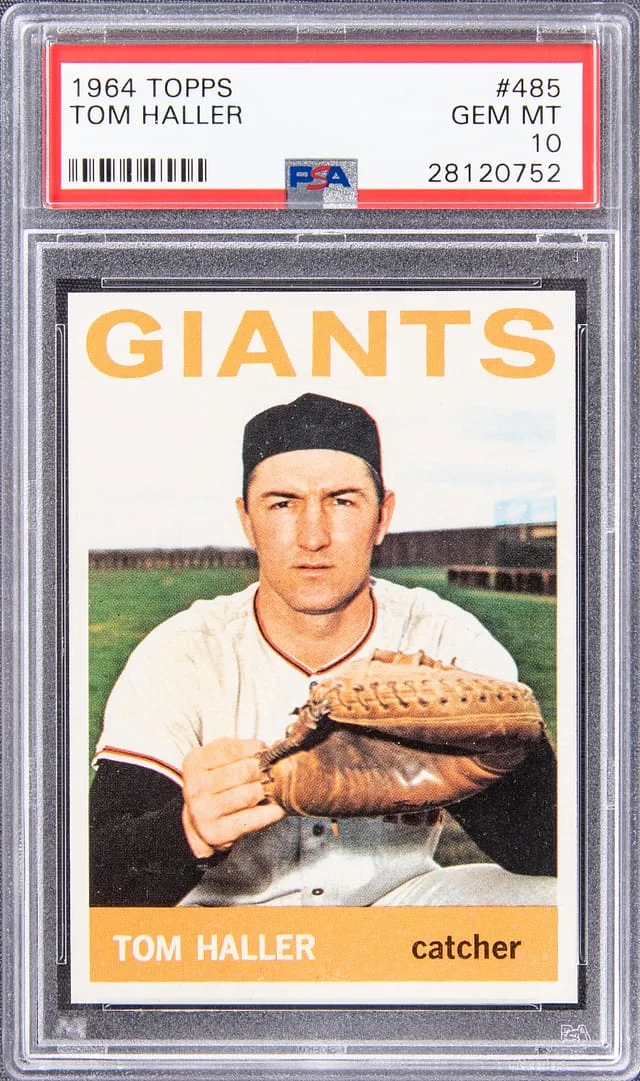 1964 Topps Tom Haller #485 card image