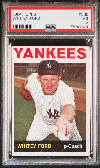 1964 Topps Whitey Ford #380 card image