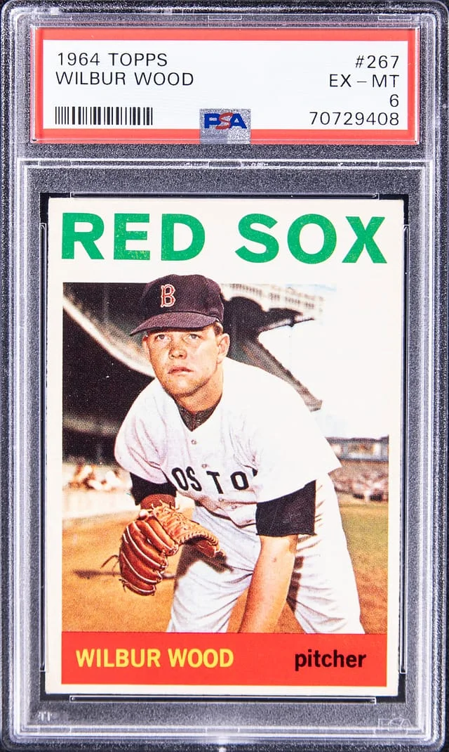 1964 Topps Wilbur Wood #267 card image