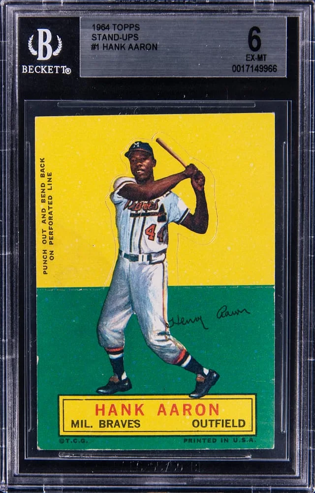 1964 Topps Willie Mays Stand-Ups #1 card image