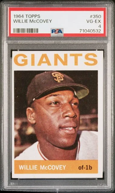 1964 Topps Willie Mccovey #350 card image