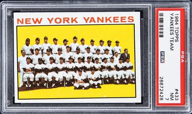 1964 Topps Yankees Team #433 card image