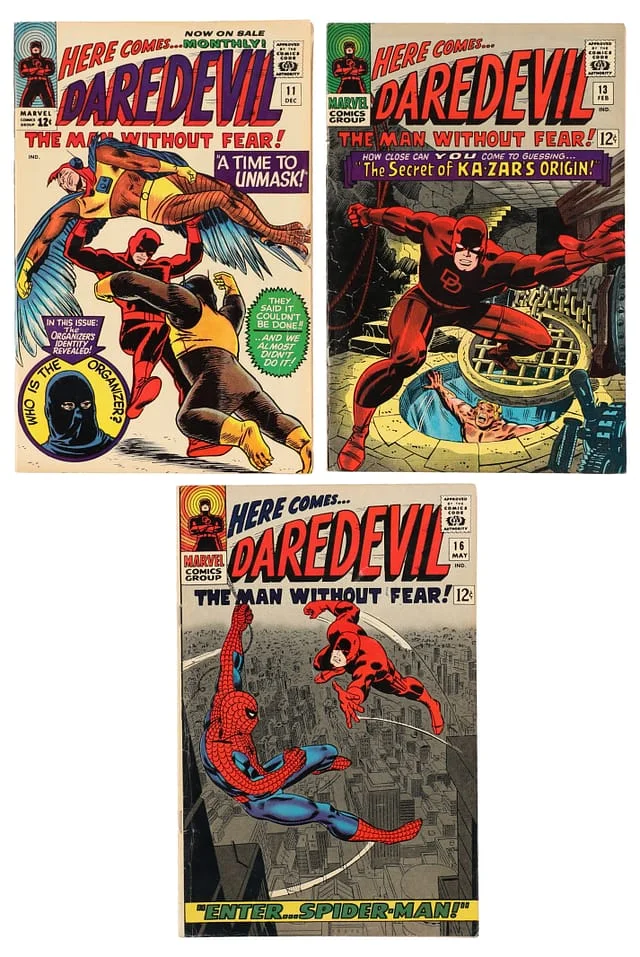 1965-66 Marvel) 3 Books - Raw Spider-Man Crossover in Series #1st card image