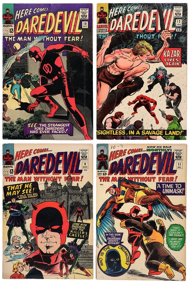 1965-66 Marvel) 4 Books - Raw - 1st Team Appearance Ani-Men, Appearance Plunderer #1st card image