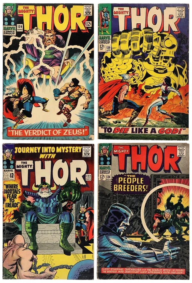 1965-67 Marvel) 4 Books - Raw Appearance of the High Evolutionary, Sif #1st card image