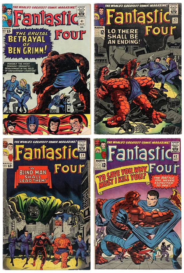 1965 Marvel) Books - Raw - Jack Kirby, Wally Wood, Chic Stone Doctor Doom Cover Art #4 card image