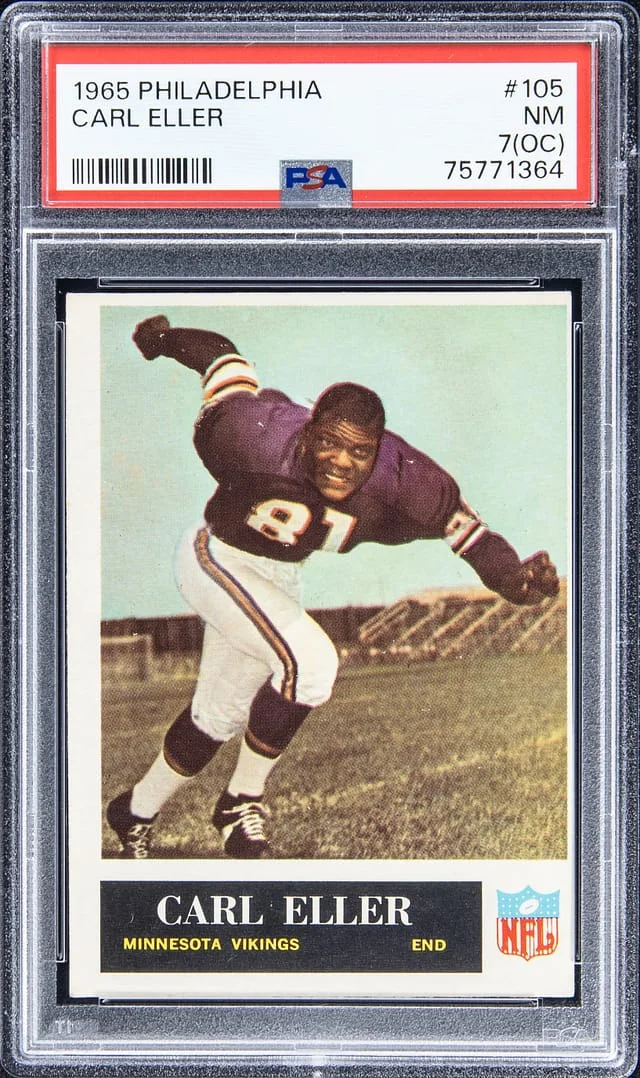 1965 Philadelphia Carl Eller #105 card image
