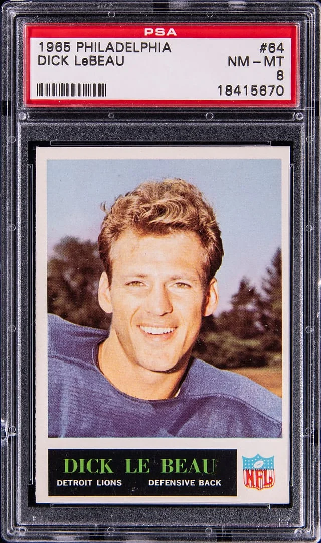1965 Philadelphia Dick LeBeau #64 card image
