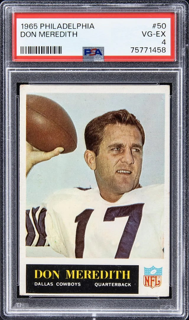 1965 Philadelphia Don Meredith #50 card image