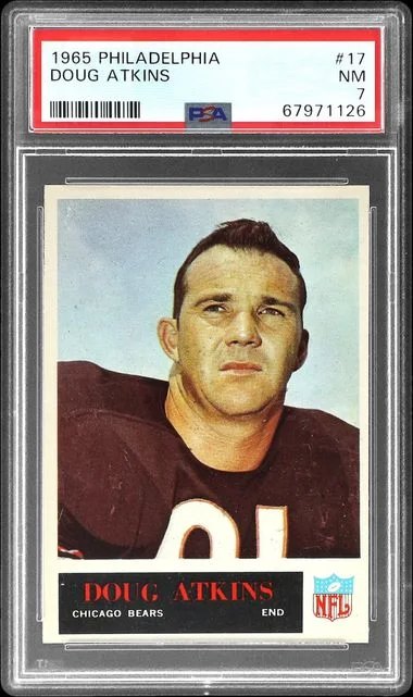 1965 Philadelphia Doug Atkins #17 card image