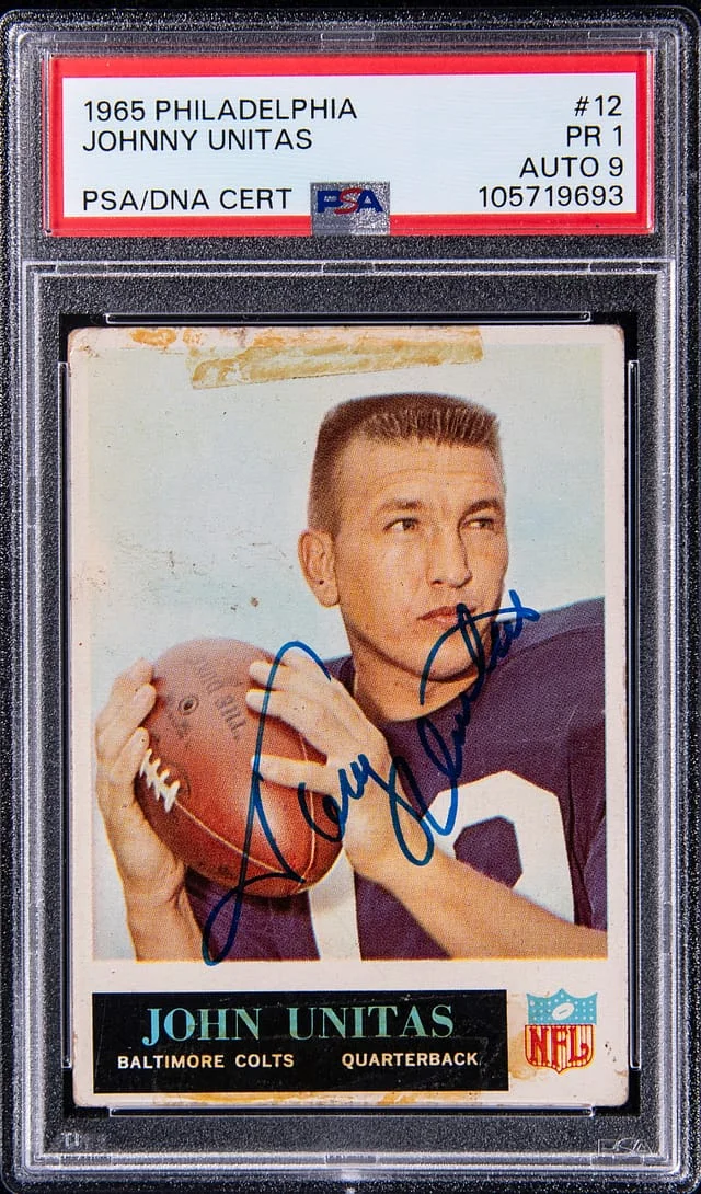 1965 Philadelphia Johnny Unitas #12 card image