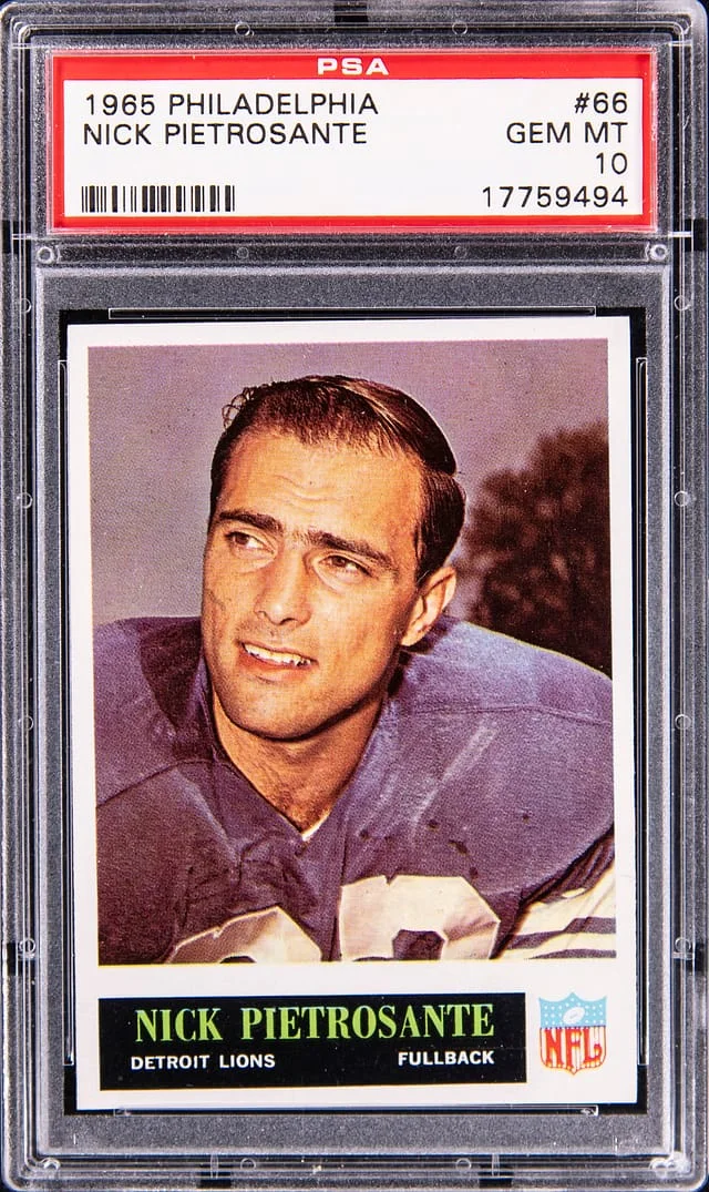 1965 Philadelphia Nick Pietrosante #66 card image