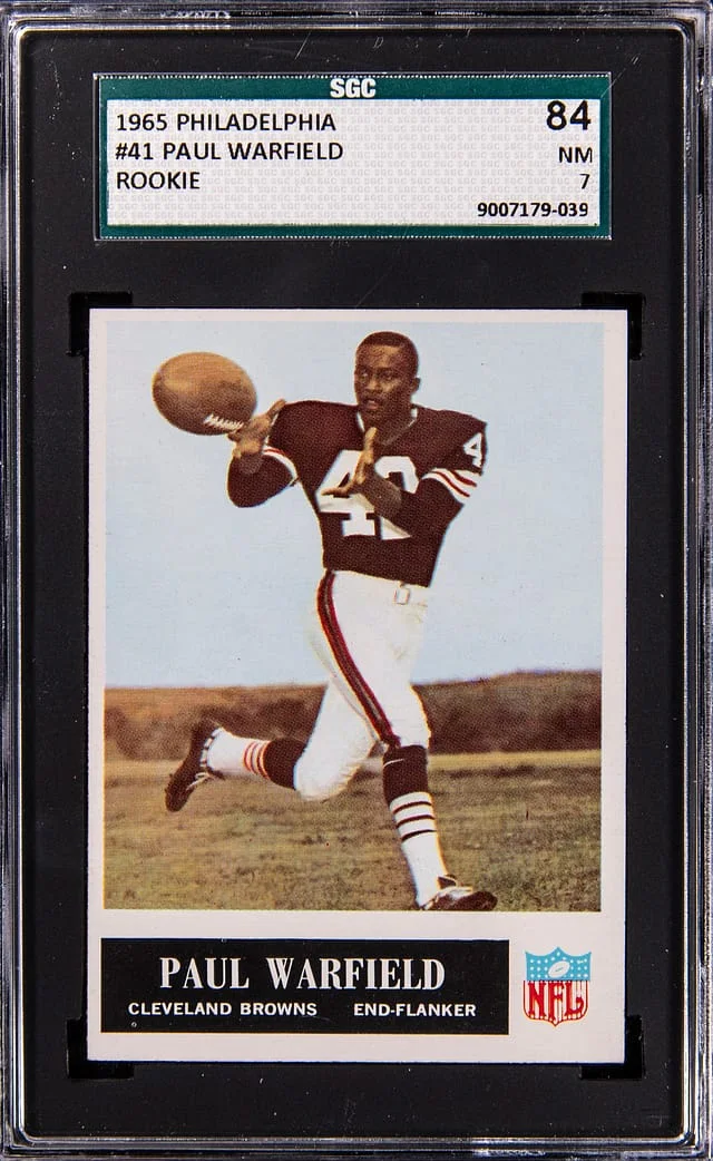 1965 Philadelphia Paul Warfield #41 card image