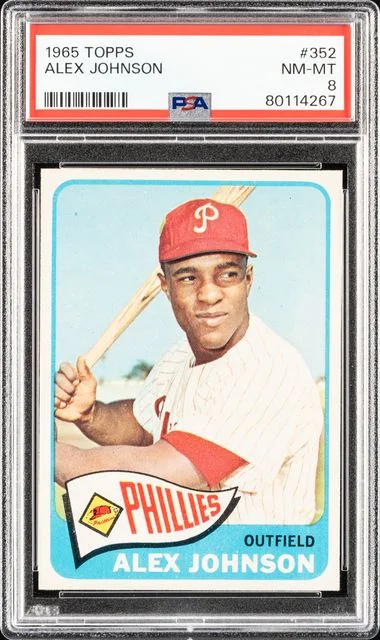1965 Topps Alex Johnson #352 card image