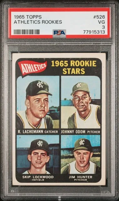 1965 Topps Athletics Rookies #526 card image