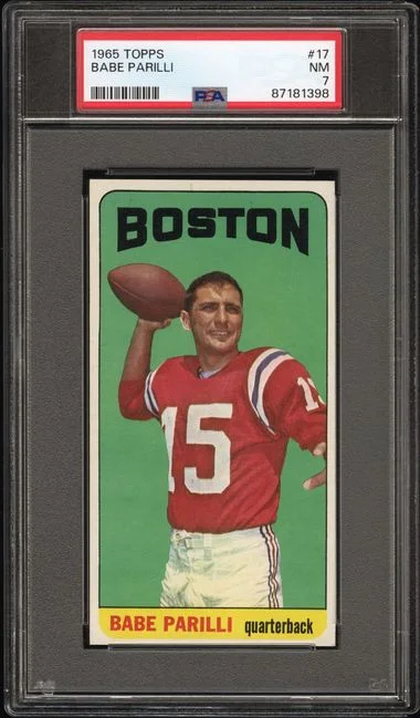 1965 Topps Babe Parilli #17 card image
