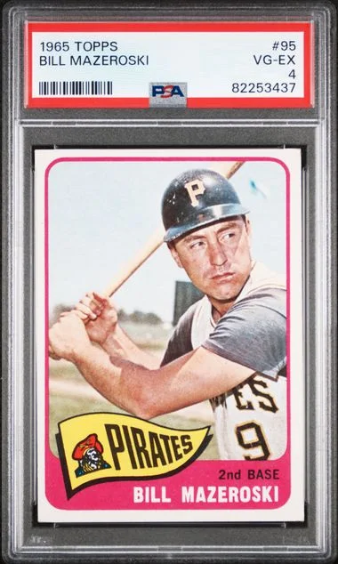 1965 Topps Bill Mazeroski #95 card image