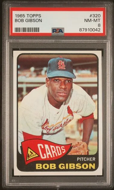 1965 Topps Bob Gibson #320 card image
