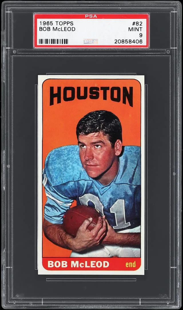 1965 Topps Bob McLeod #82 card image