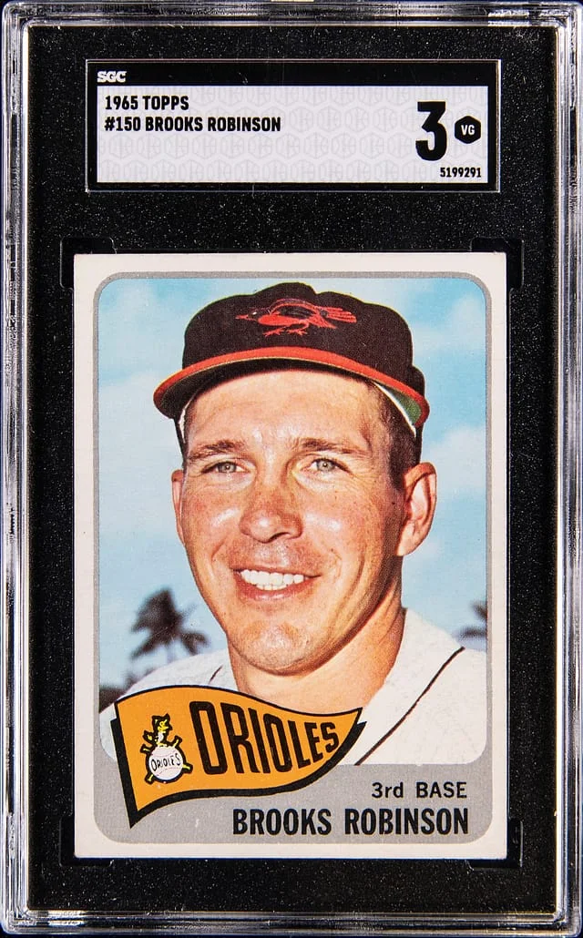1965 Topps Brooks Robinson #150 card image