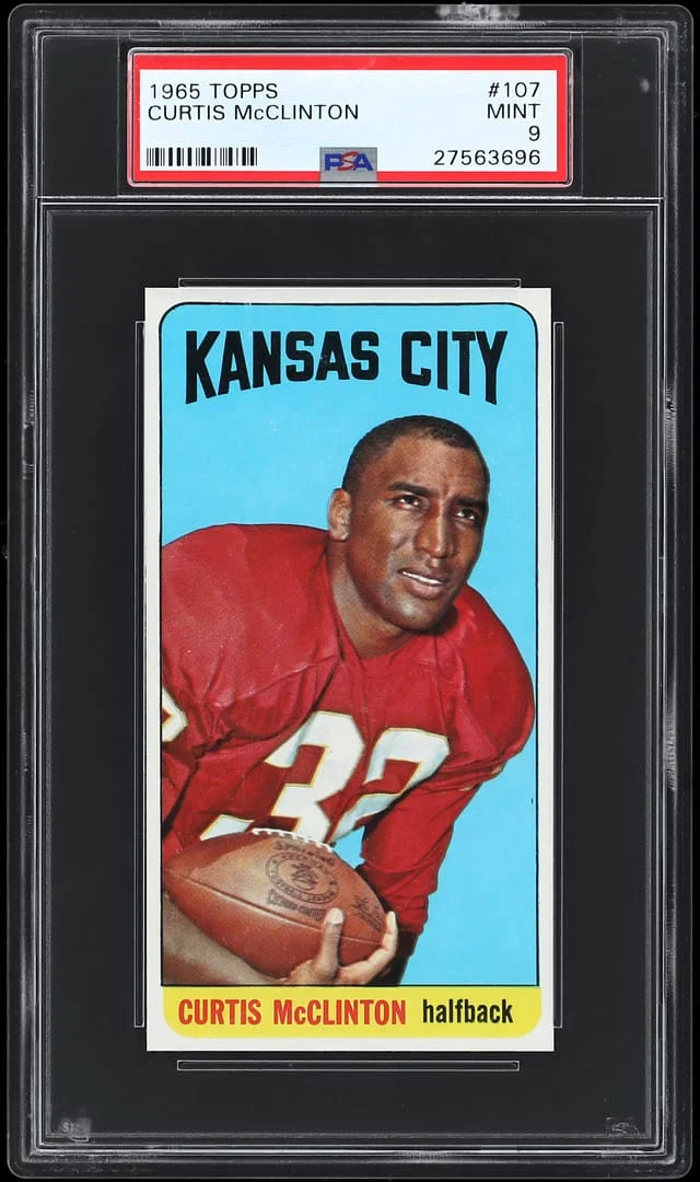 1965 Topps Curtis McClinton #107 card image