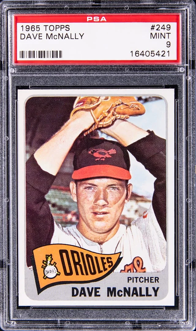 1965 Topps Dave McNally #249 card image
