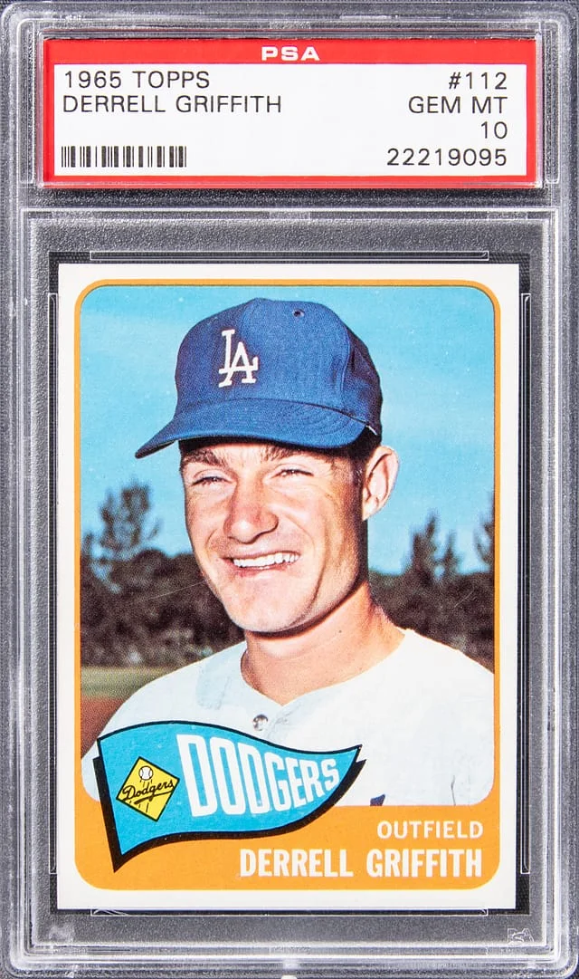 1965 Topps Derrell Griffith #112 card image