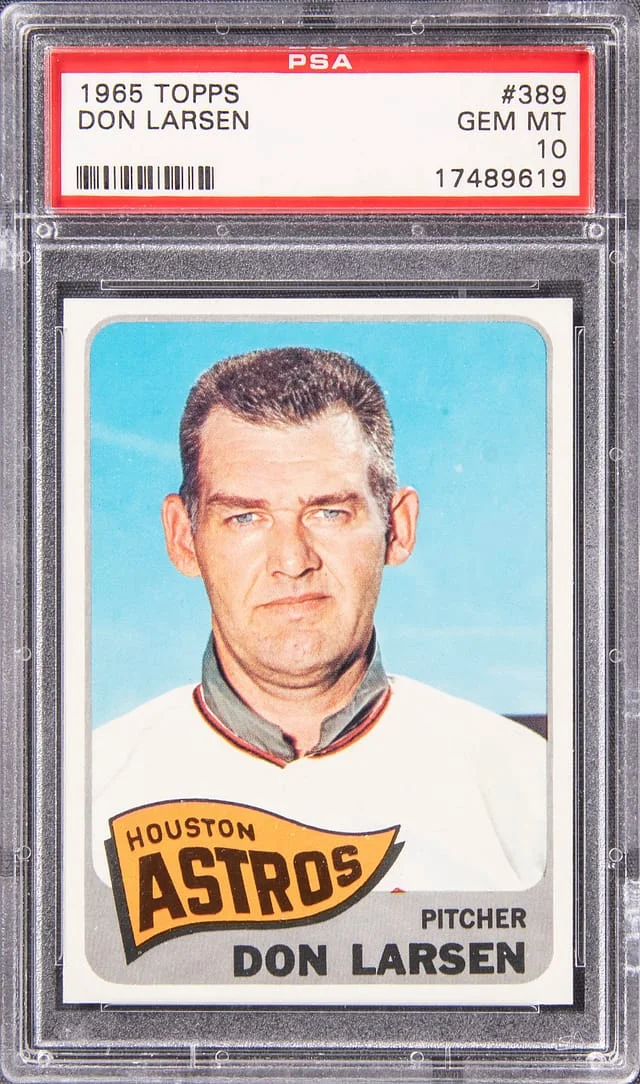 1965 Topps Don Larsen #389 card image