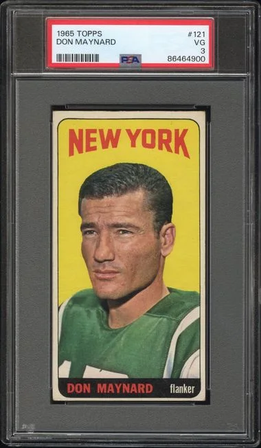 1965 Topps Don Maynard #121 card image