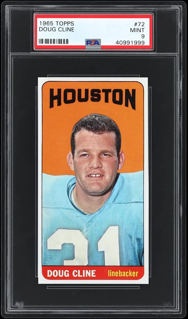 1965 Topps Doug Cline #72 card image