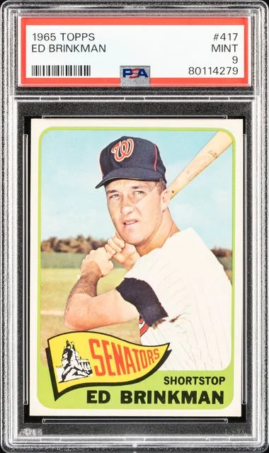 1965 Topps Ed Brinkman #417 card image