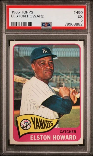 1965 Topps Elston Howard #450 card image