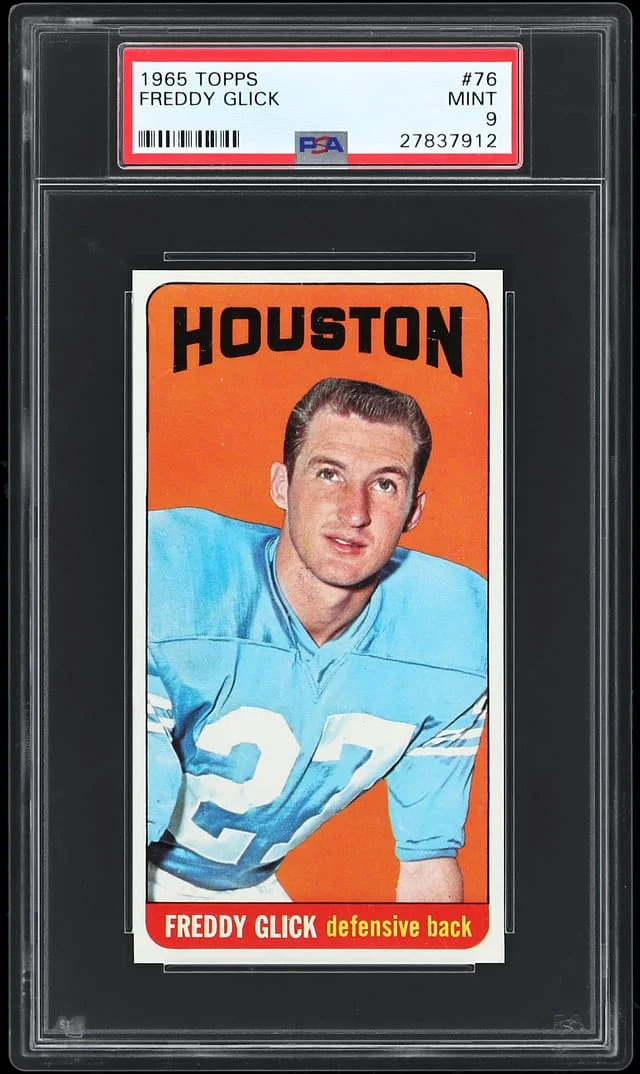 1965 Topps Freddy Glick #76 card image
