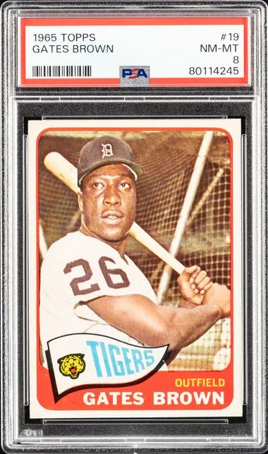 1965 Topps Gates Brown #19 card image