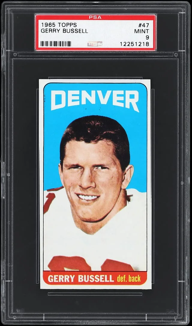 1965 Topps Gerry Bussell #47 card image