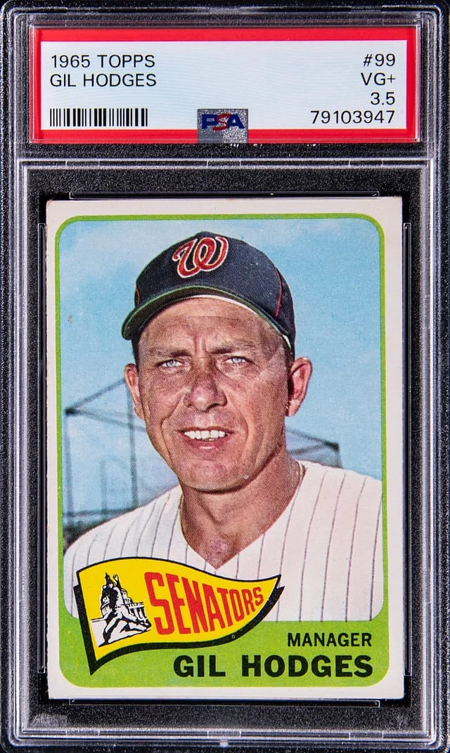 1965 Topps Gil Hodges #99 card image