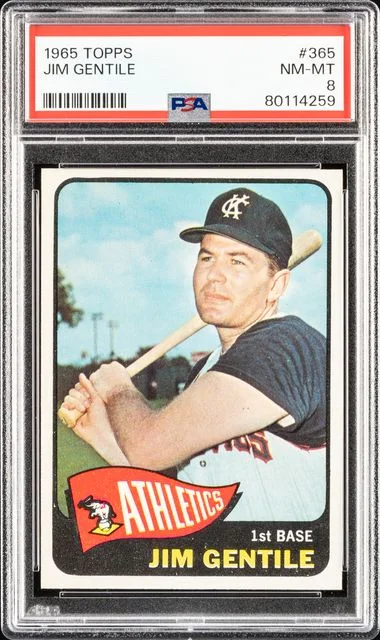 1965 Topps Jim Gentile #365 card image