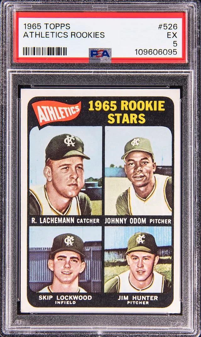 1965 Topps Jim Hunter #526 card image