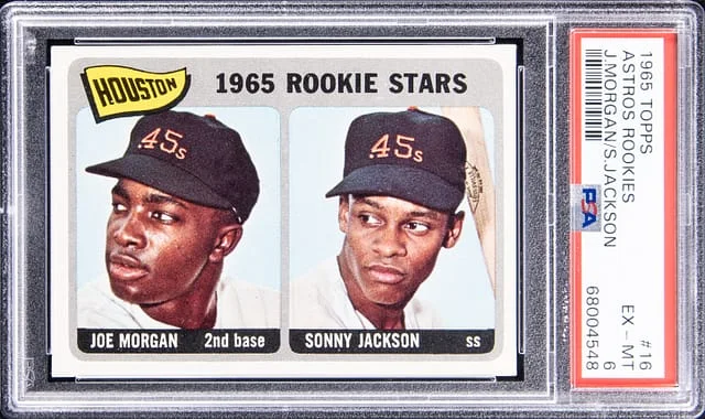 1965 Topps Joe Morgan/Sonny Jackson Stars #16 card image