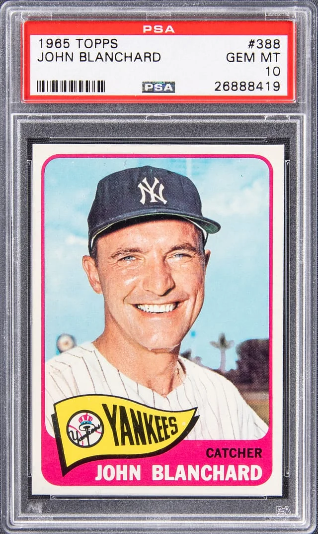 1965 Topps John Blanchard #388 card image