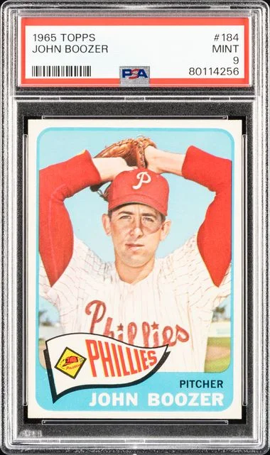 1965 Topps John Boozer #184 card image