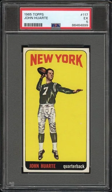 1965 Topps John Huarte #117 card image